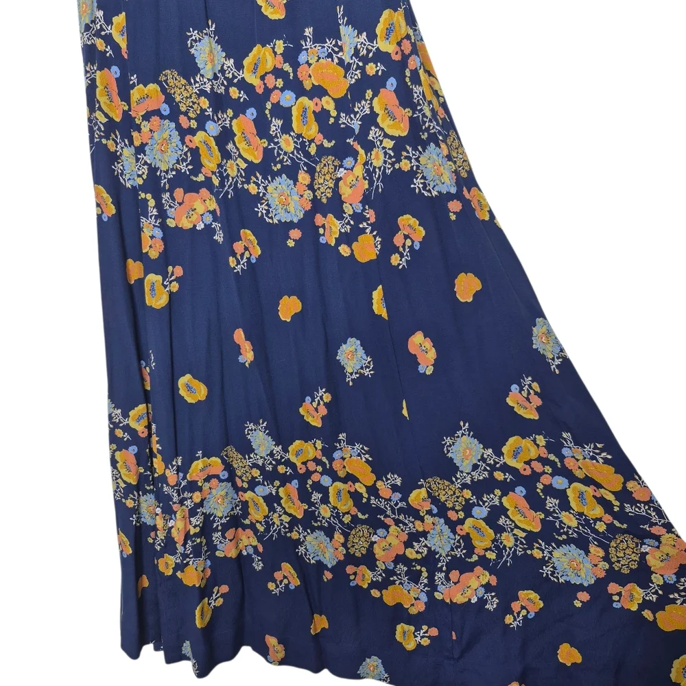 Free‎ People Jess Wrap Floral Maxi Dress Size Small